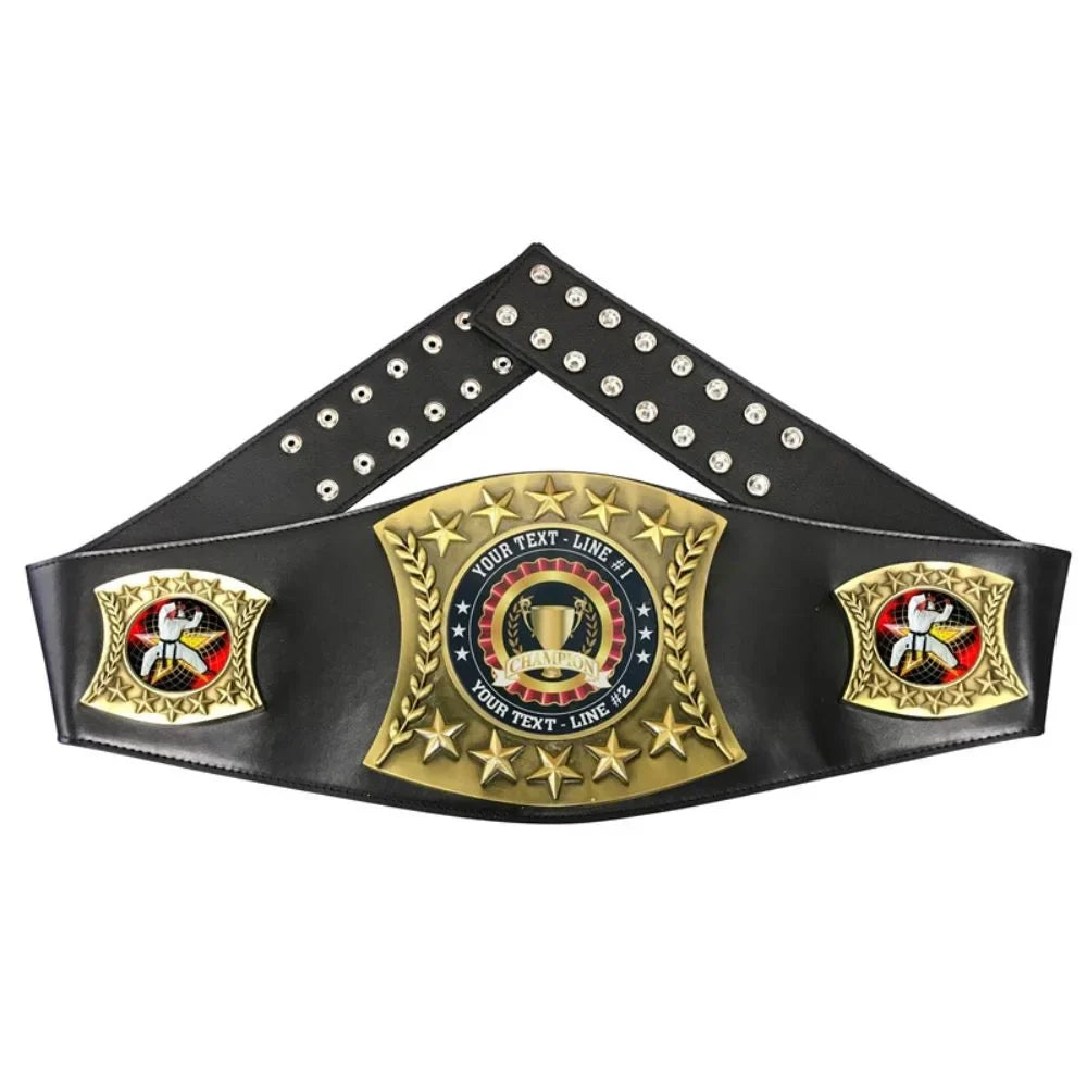 Custom Karate Championship Belt – Personalized Design for Competitions