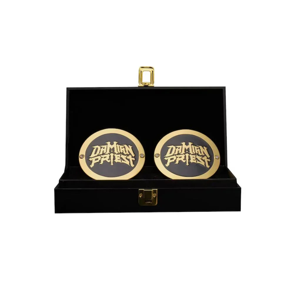 Damian Priest Championship Side Plates in Brass Metal