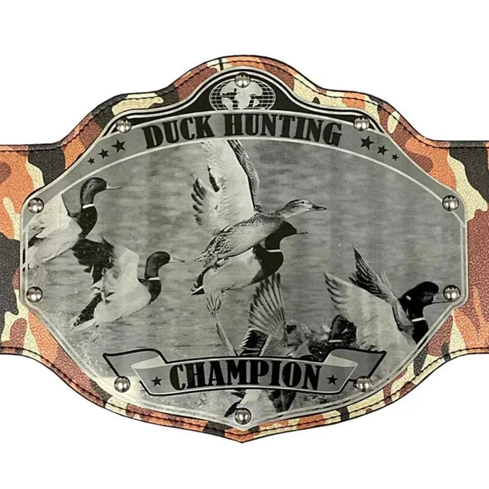 Deer Hunting Championship Belt – Premium Leather Trophy Belt for Hunters