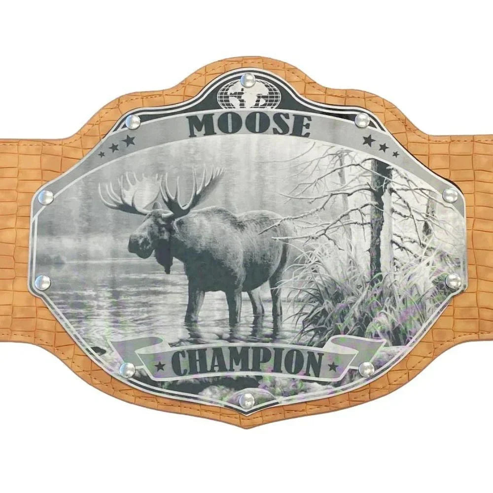 Deer Hunting Championship Belt – Premium Leather Trophy Belt for Hunters