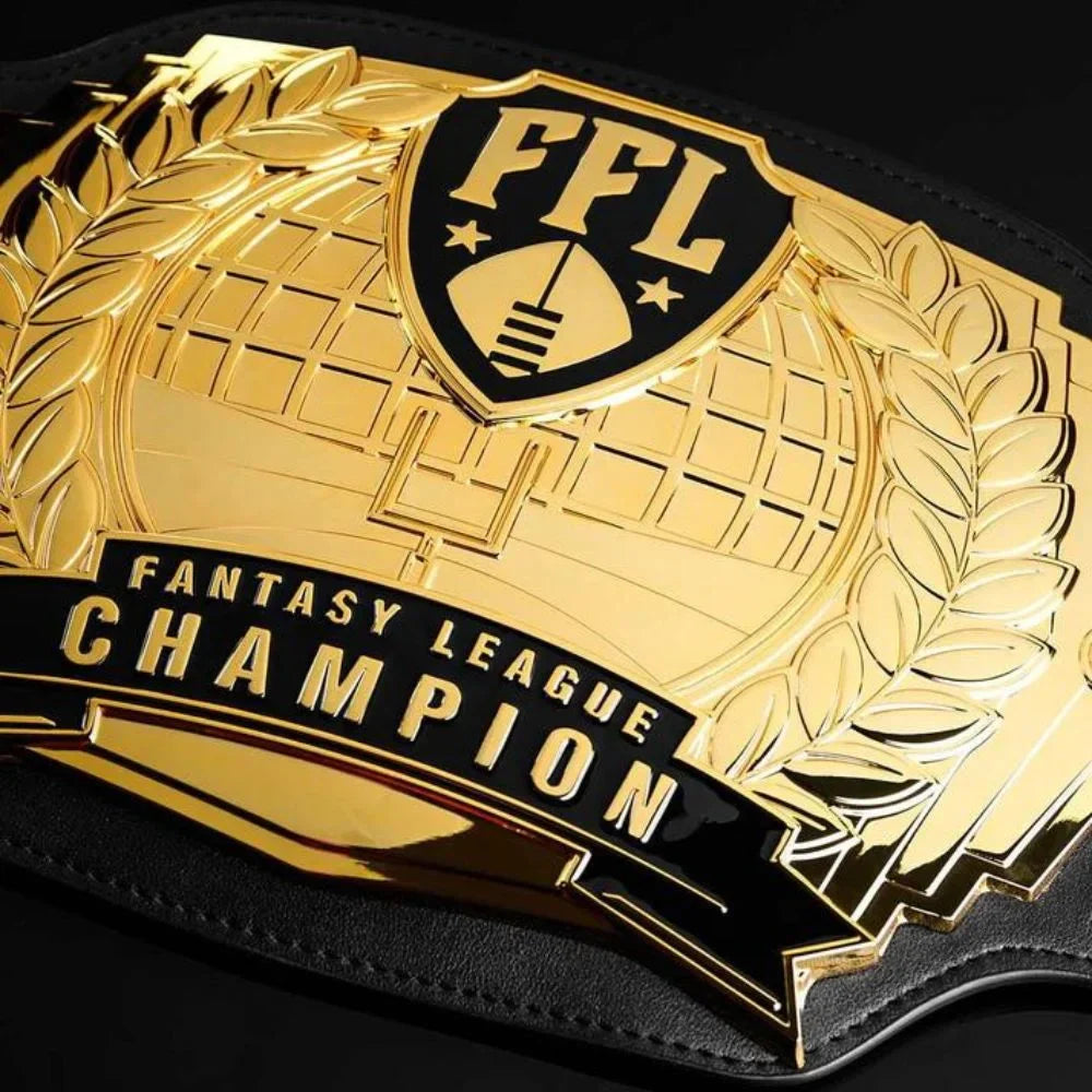 Fantasy Football Championship Belt – Premium Customizable Trophy for Winners