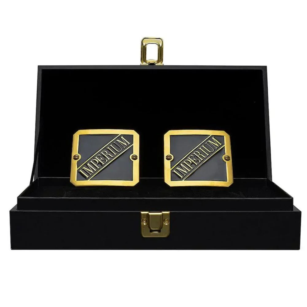 Imperium NXT Championship Side Plates in Brass Metal