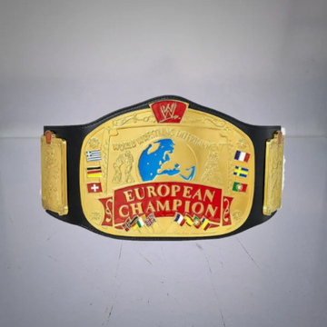 WWE European Championship Belt - Classic Collector's Title Belt