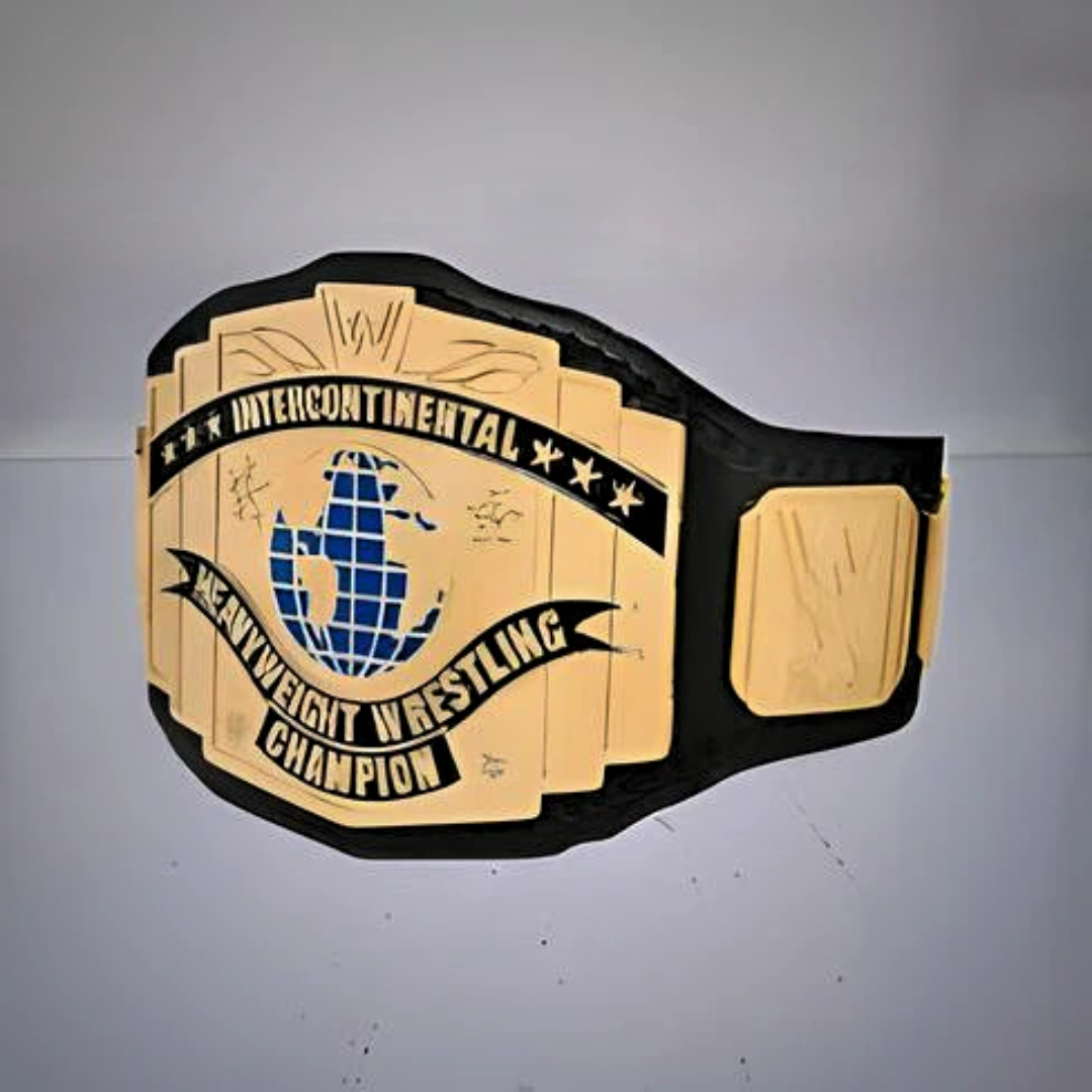 WWE Intercontinental Championship Belt – Black Classic Collector’s Title