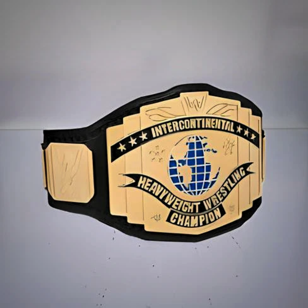WWE Intercontinental Championship Belt – Black Classic Collector’s Title