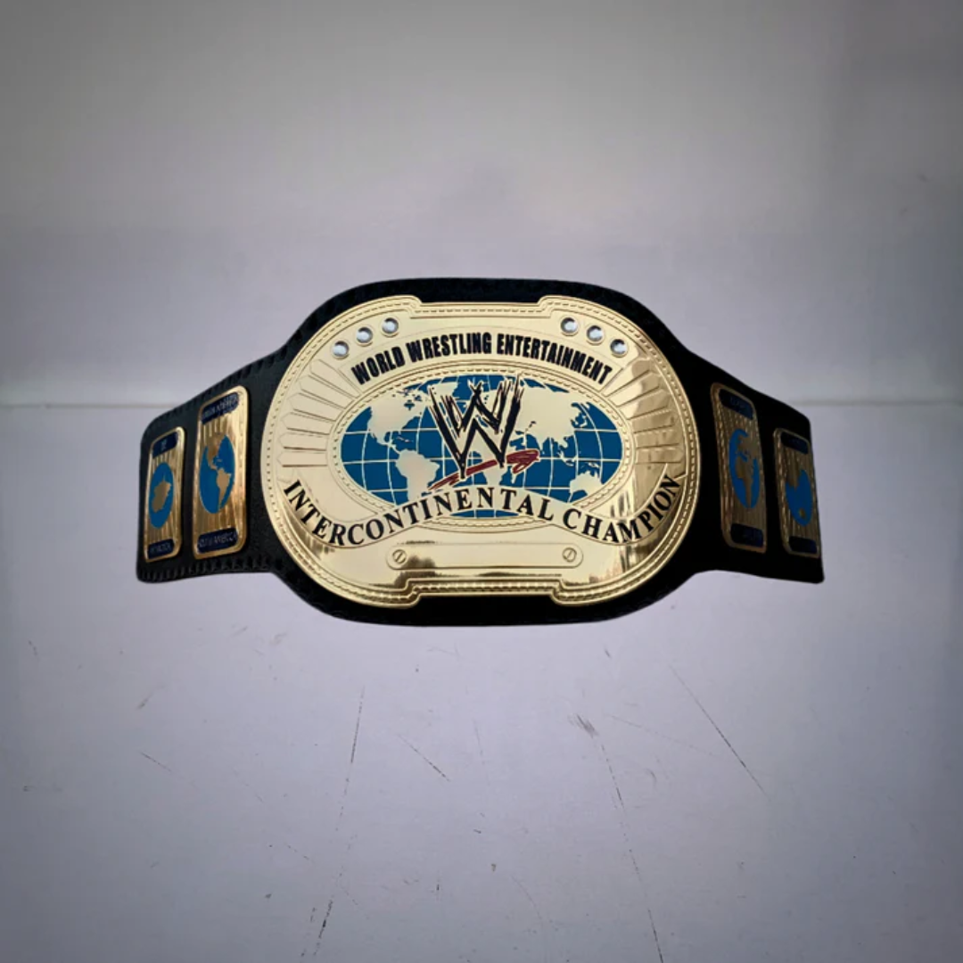 WWE Oval Intercontinental Championship Belt – Classic Wrestling Title