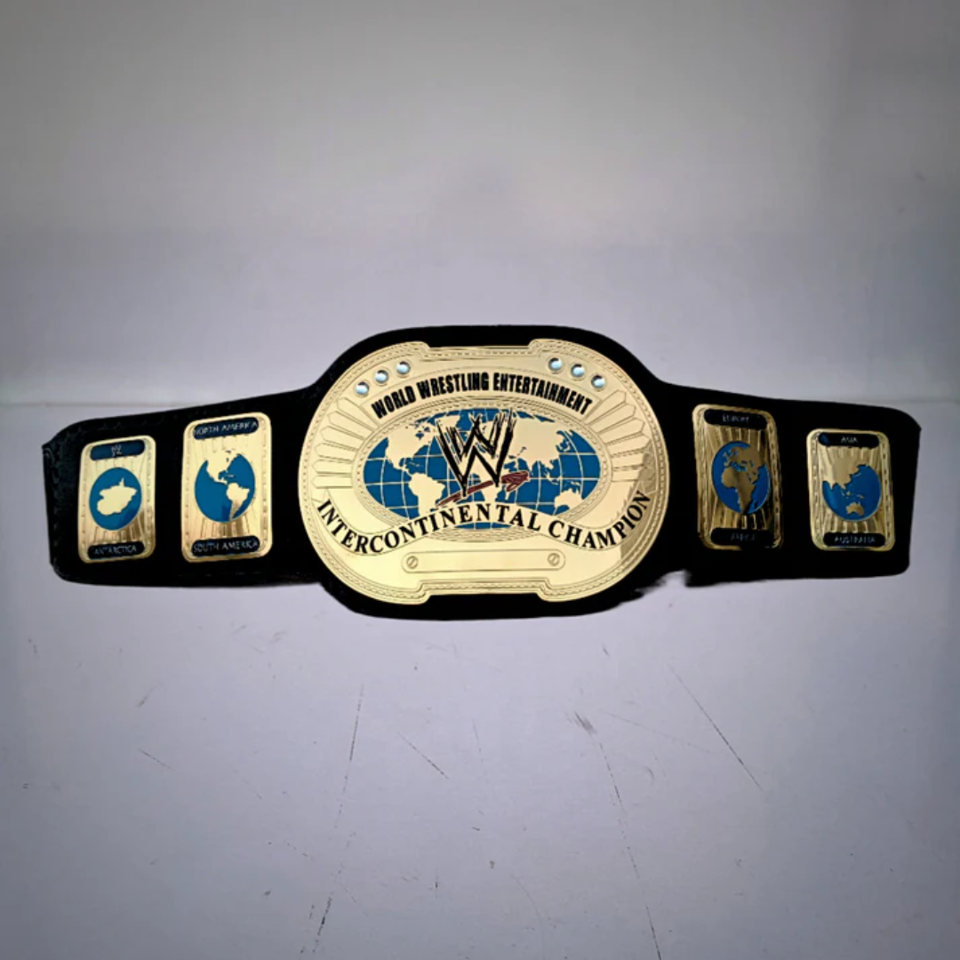 WWE Oval Intercontinental Championship Belt – Classic Wrestling Title