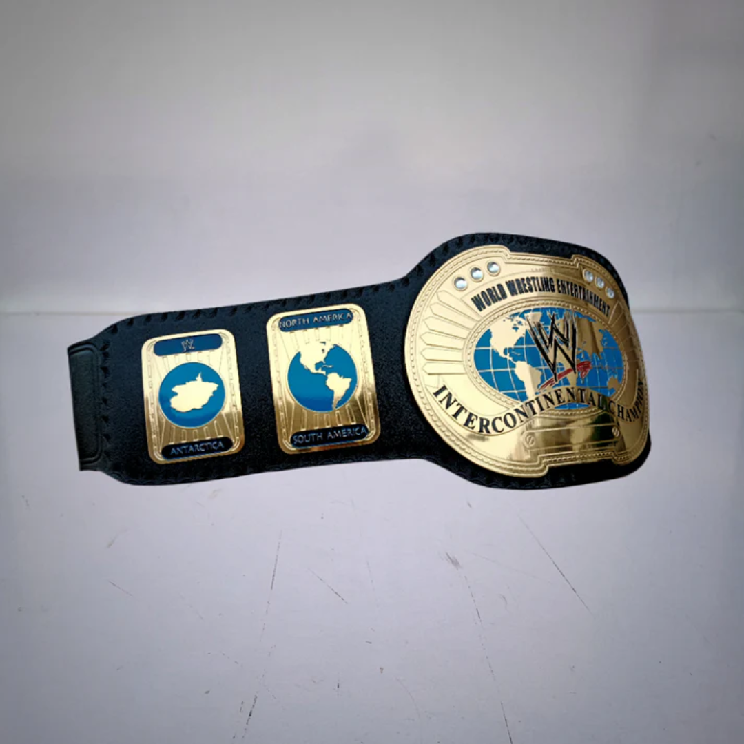 WWE Oval Intercontinental Championship Belt – Classic Wrestling Title