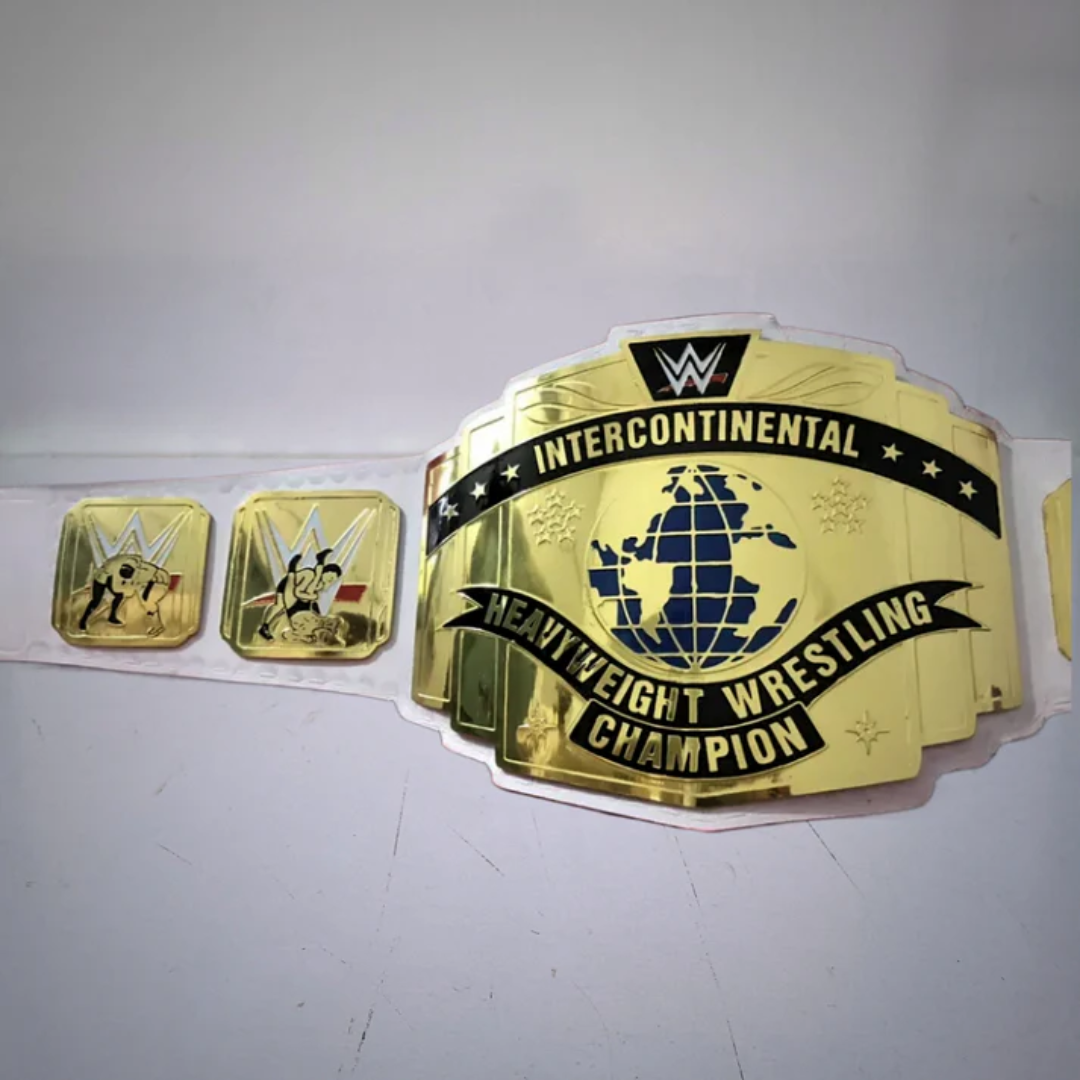 WWE White Intercontinental Championship Belt – Classic Collector’s Edition Title