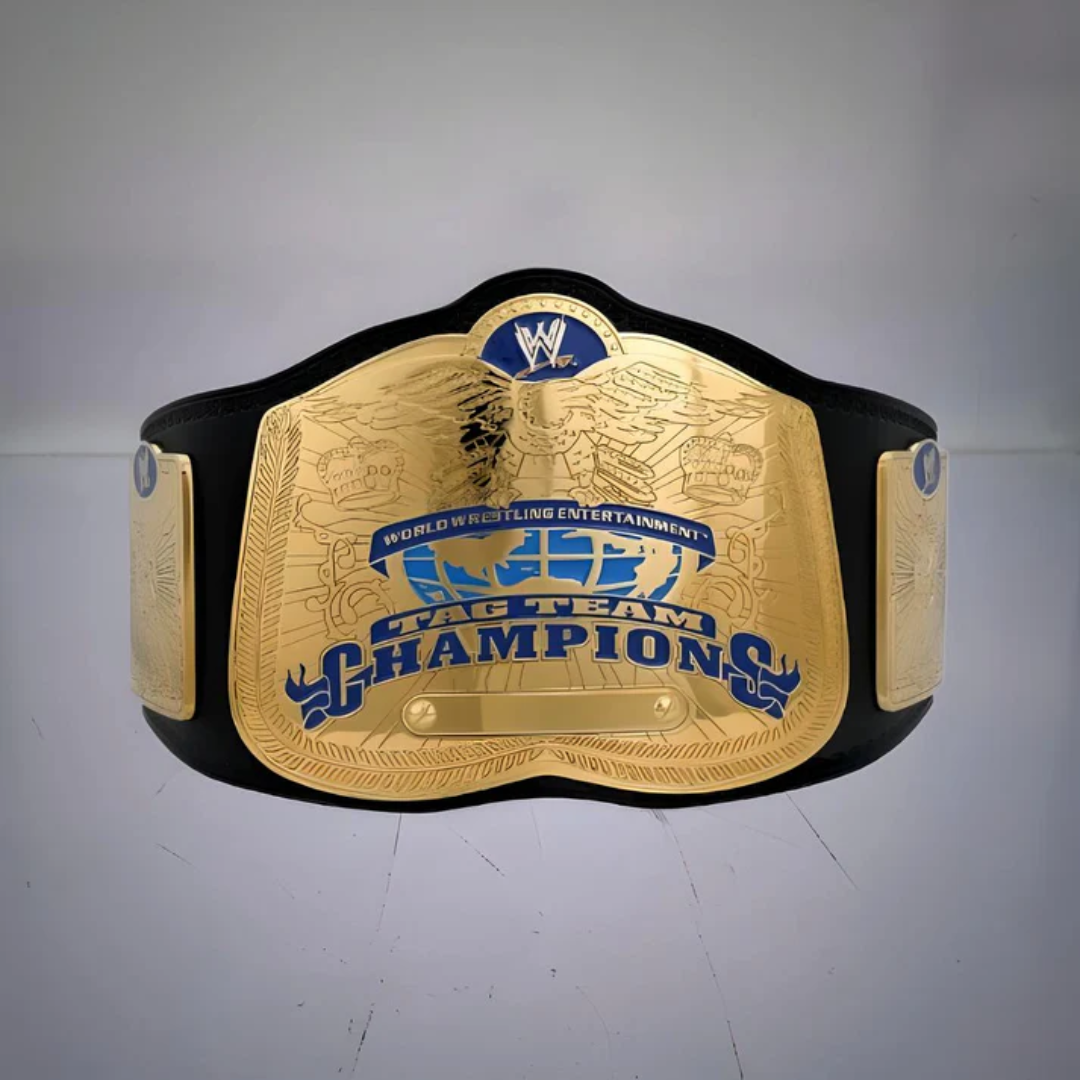 WWE SmackDown Tag Team Championship Belt – Ruthless Aggression Era Collectible Title Belt