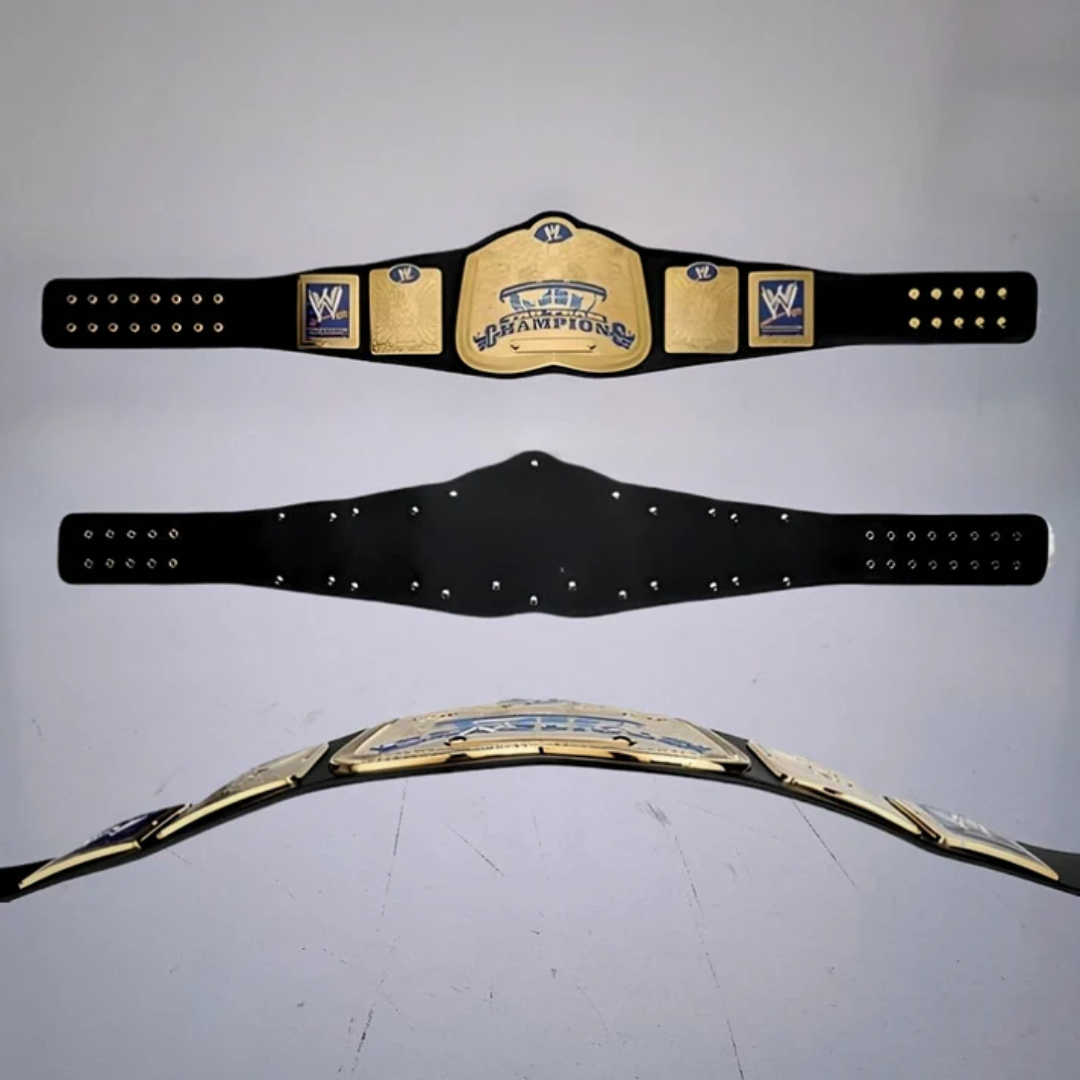 WWE SmackDown Tag Team Championship Belt – Ruthless Aggression Era Collectible Title Belt