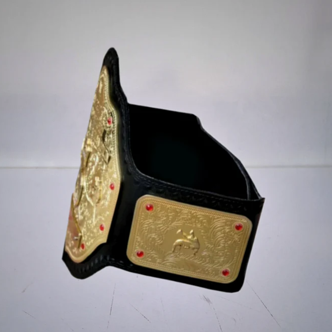 WWE World Heavyweight Championship Belt 2002 – Retro Big Gold Wrestling Title