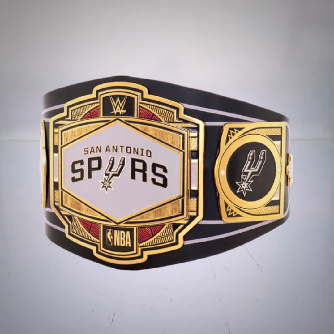 San Antonio Spurs WWE NBA Championship Belt – Legacy Collector Edition