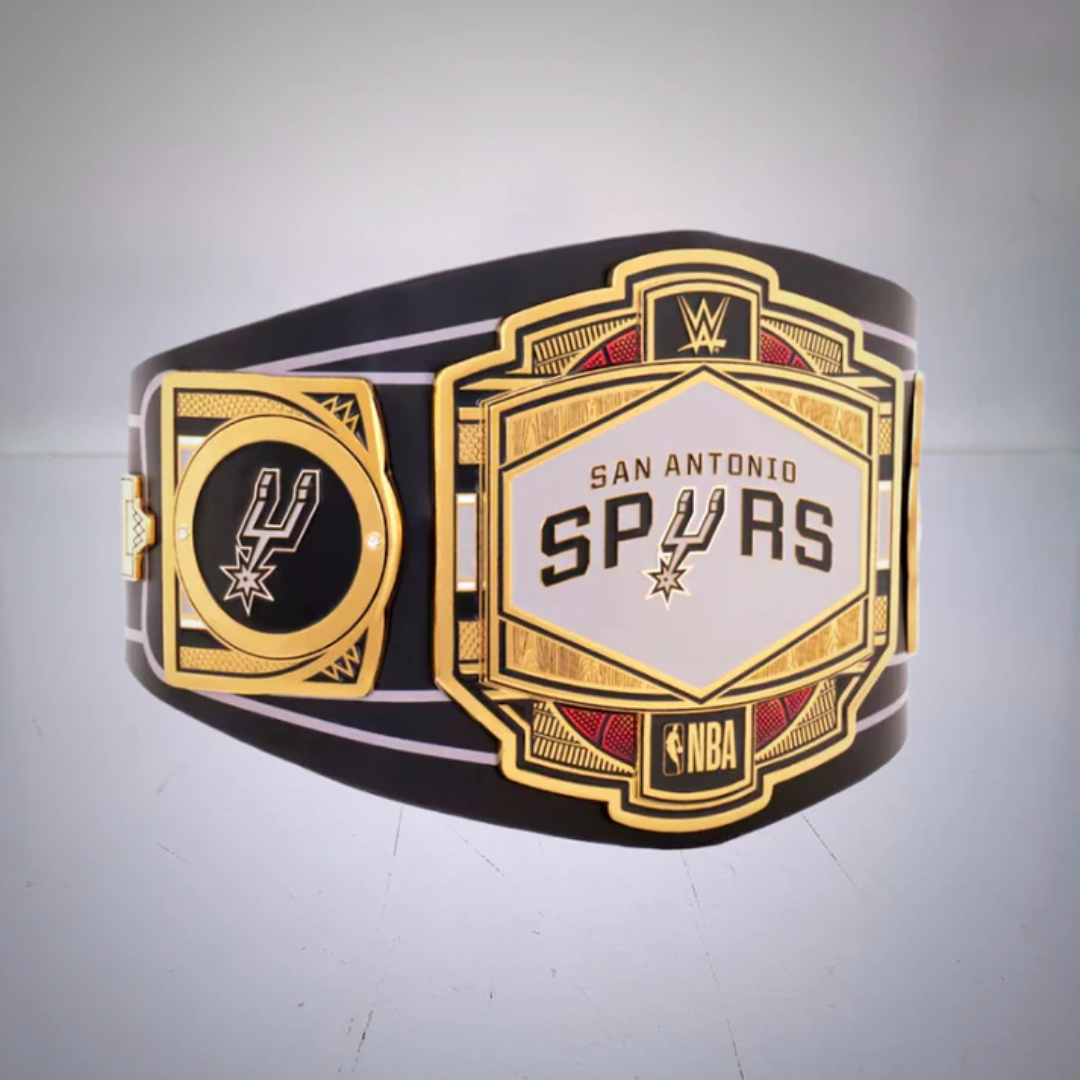 San Antonio Spurs WWE NBA Championship Belt – Legacy Collector Edition
