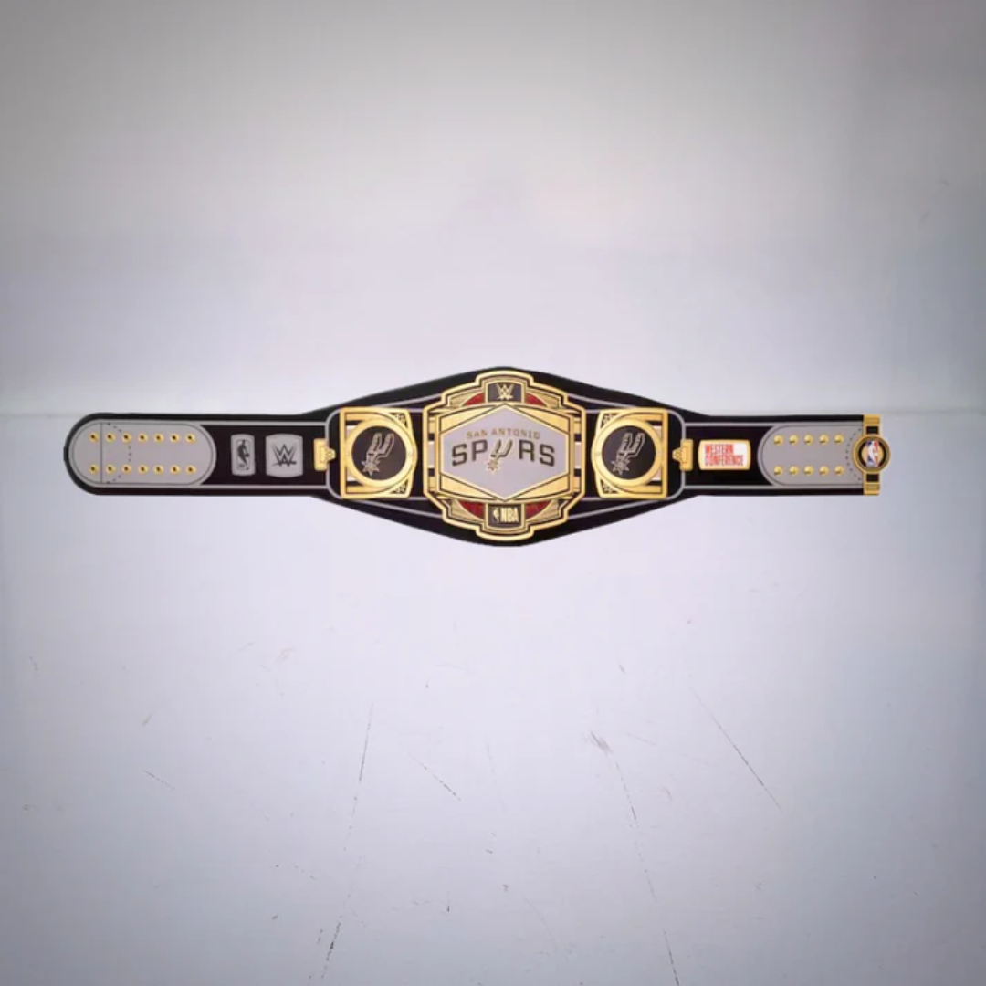 San Antonio Spurs WWE NBA Championship Belt – Legacy Collector Edition