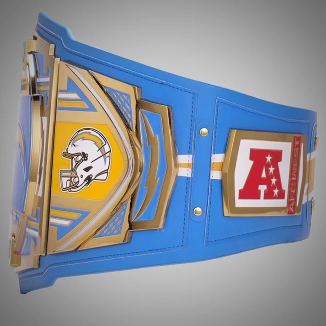 Los Angeles Chargers WWE Championship Belt – NFL Legacy Collector Edition