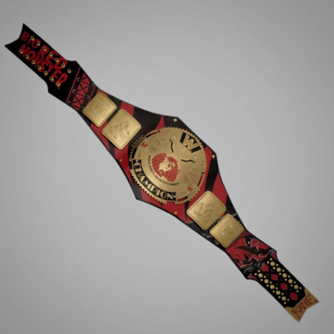 WWE Kane Signature Championship Belt – Big Red Machine Collector Edition