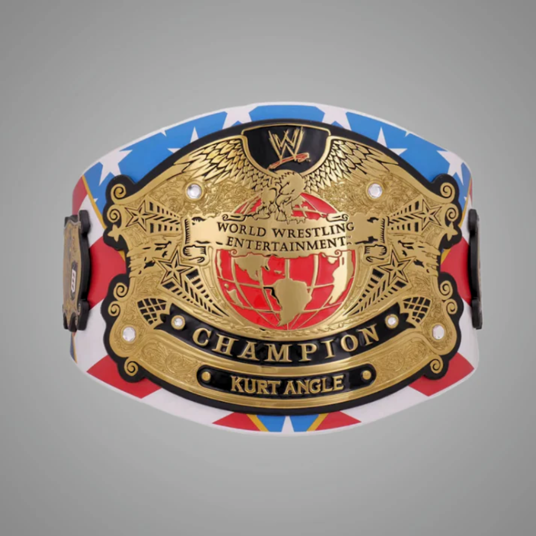 WWE Kurt Angle Signature Championship Belt – Olympic Hero Collector Edition