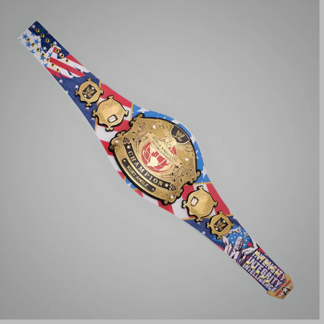 WWE Kurt Angle Signature Championship Belt – Olympic Hero Collector Edition