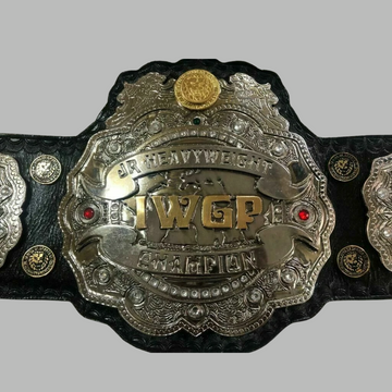 IWGP Junior Global Heavyweight Championship Belt – Silver Plate Wrestling Title