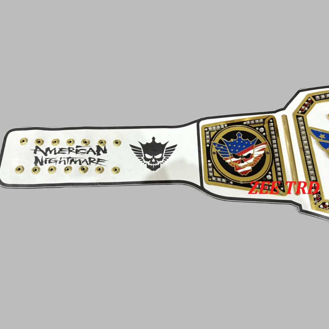 American Nightmare Cody Rhodes Championship Belt – Patriotic Skull Wrestling Title