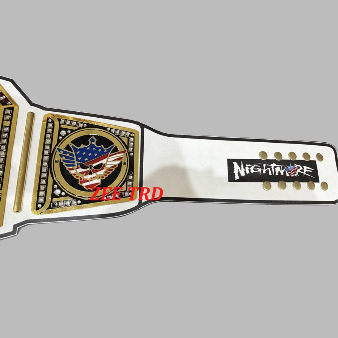 American Nightmare Cody Rhodes Championship Belt – Patriotic Skull Wrestling Title