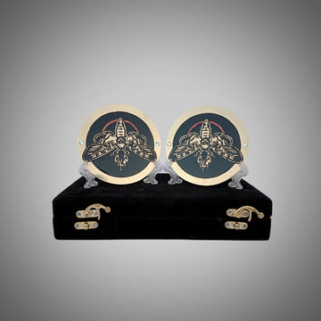 Custom Bray Wyatt Side Plates in Brass Metal