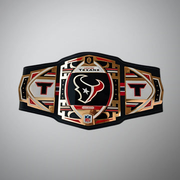 Houston Texans WWE Belt featuring NFL Legacy Championship design.