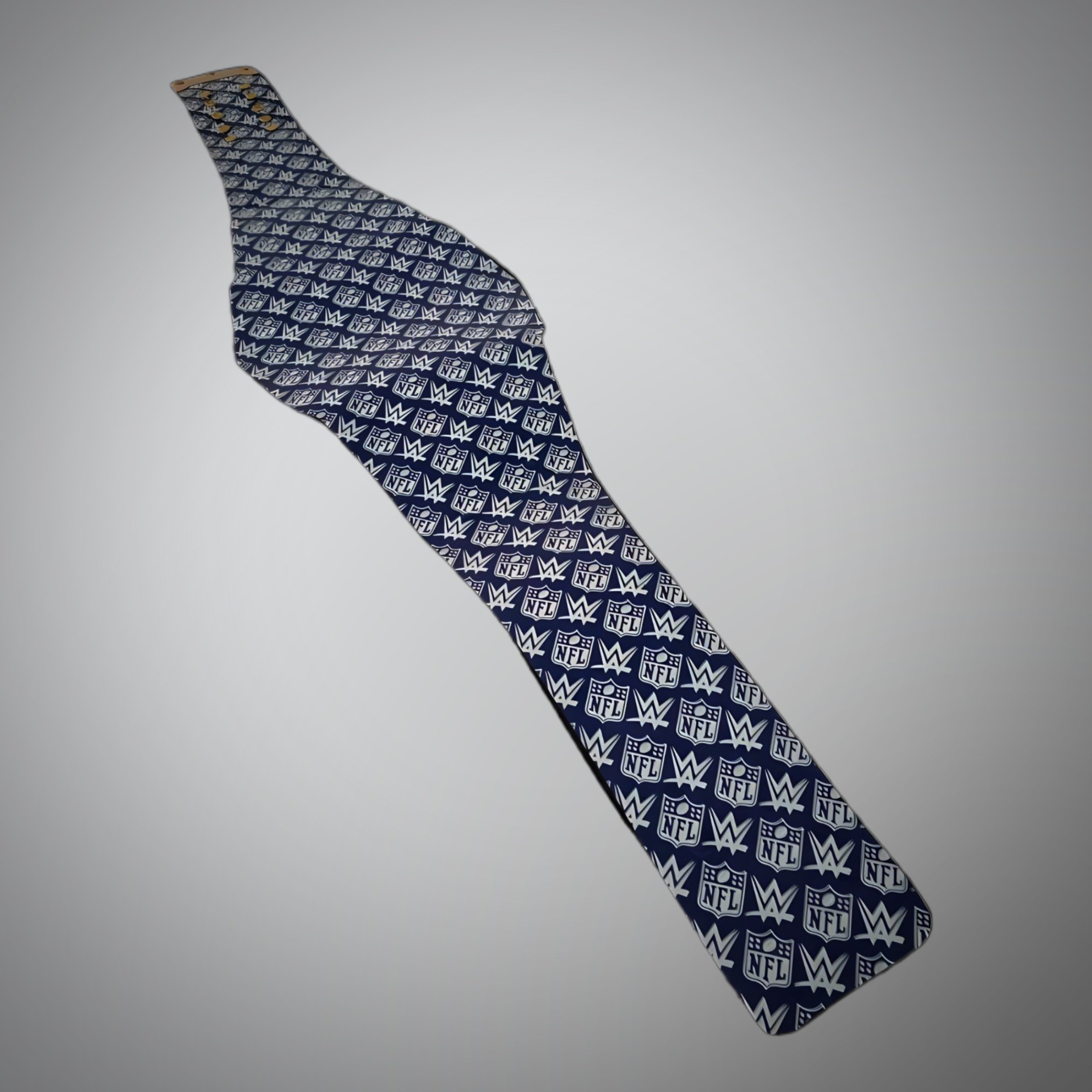 Exclusive Indianapolis Colts championship belt, merging WWE and NFL styles.