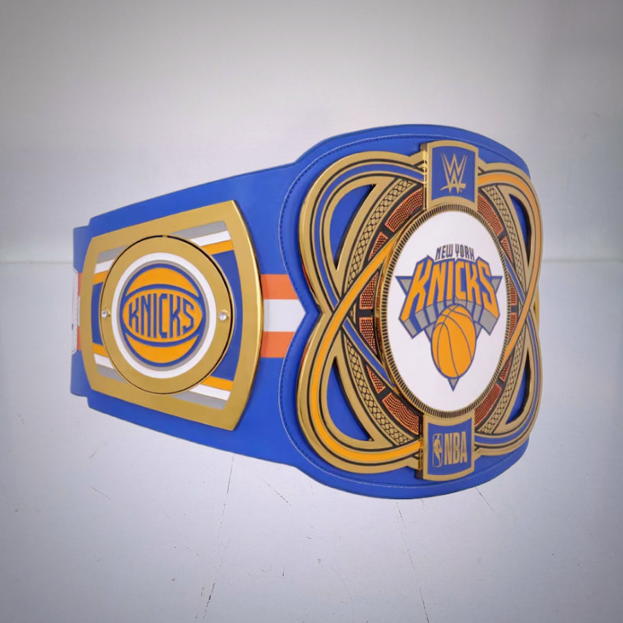 WWE New York Knicks NBA Legacy Championship Belt, a perfect blend of basketball and wrestling pride.