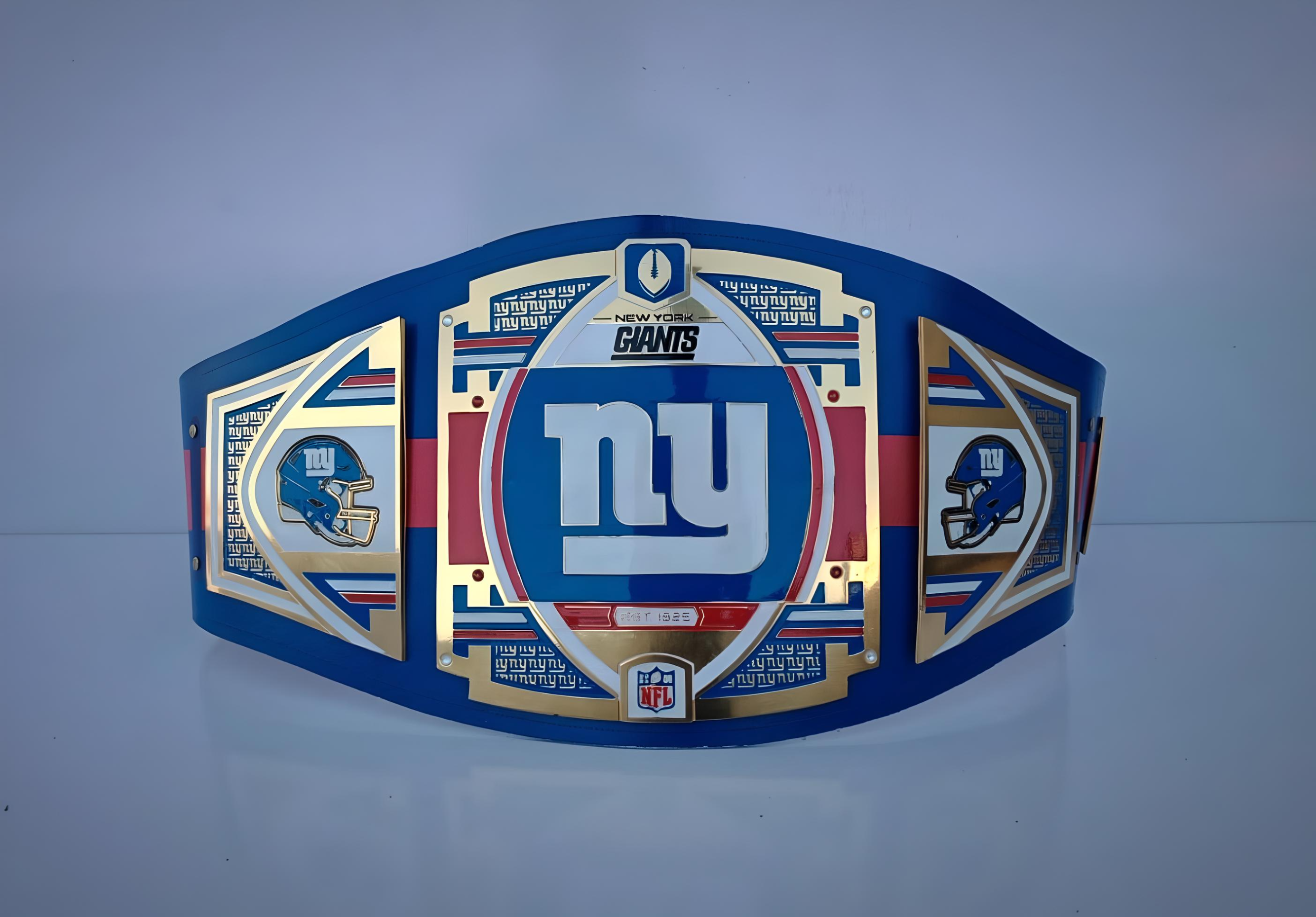 NFL Limited Edition title belt designed for New York Giants fans.