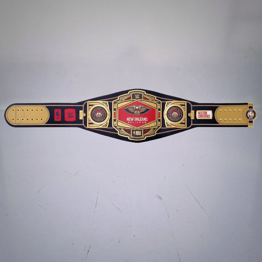 Limited edition WWE NBA New Orleans Pelicans Championship Belt.