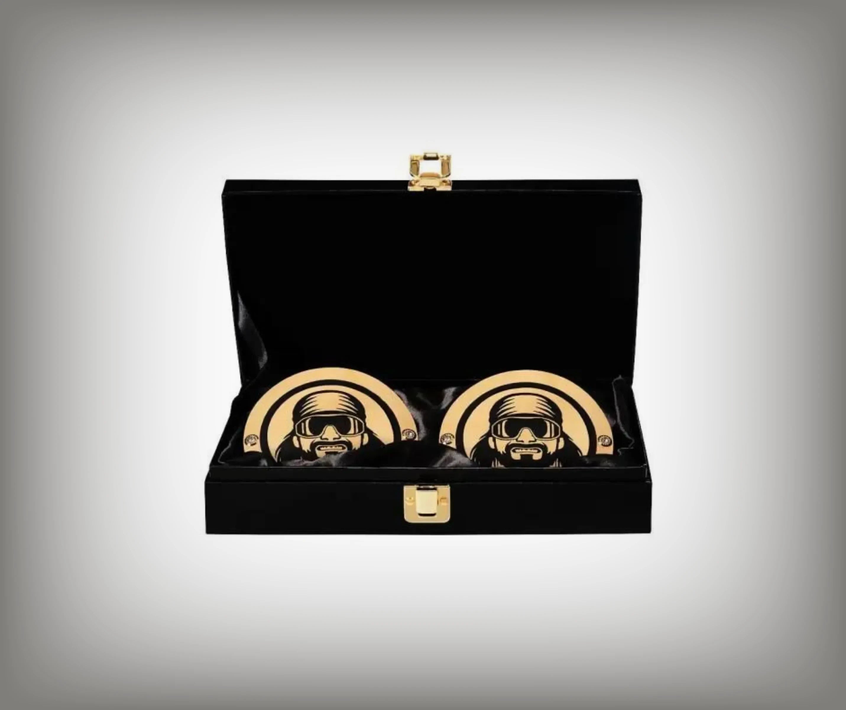 WWE Randy Savage Side Plates Championship Title Box Set